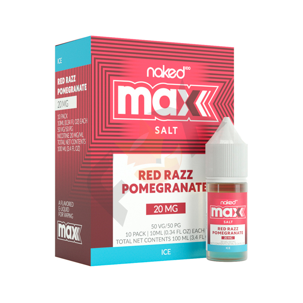 Naked Max Salt - Ice Red Razz Pomegranate 20 мг