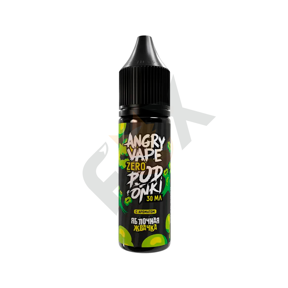 Angry Vape Podonki Zero - Яблочная жвачка 0 мг