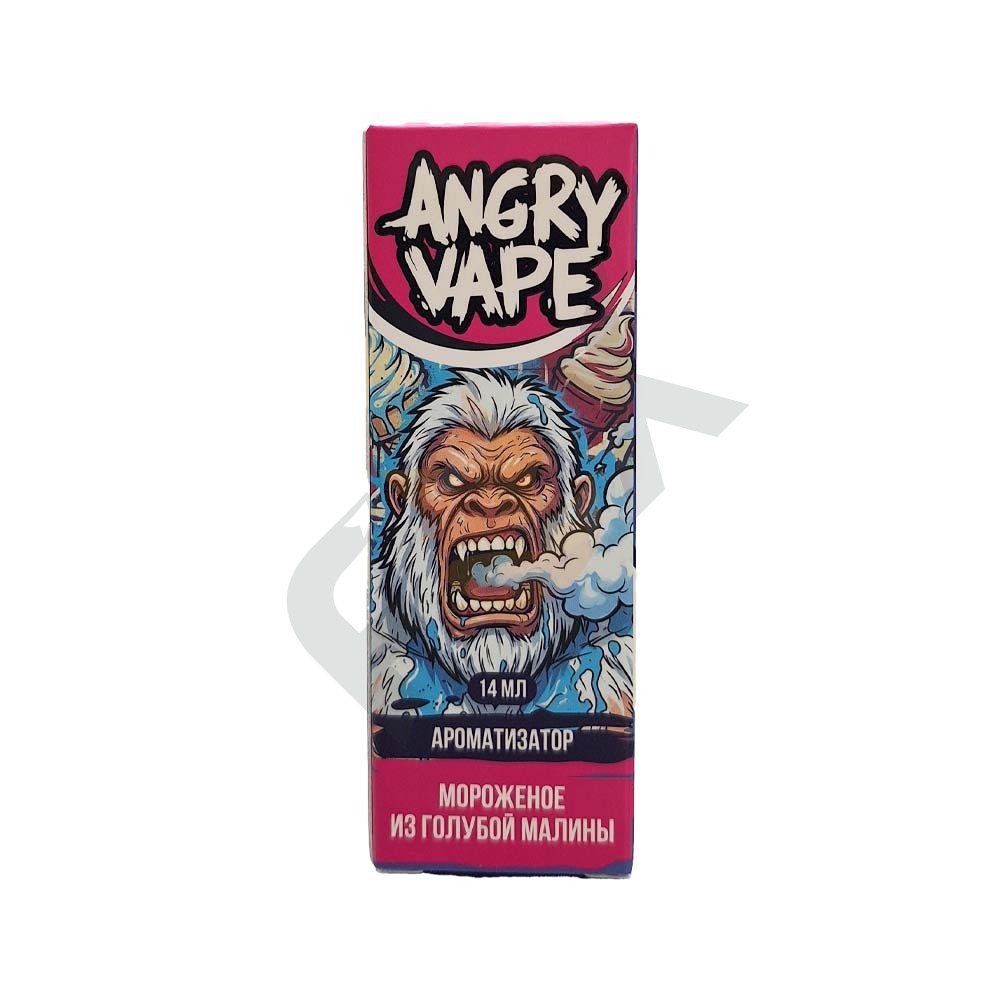 Angry Vape - Мороженое Из Голубой Малины