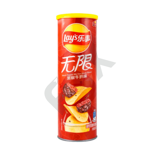 Lay's - Black Pepper Rib Eye Steak Flavor 90 г