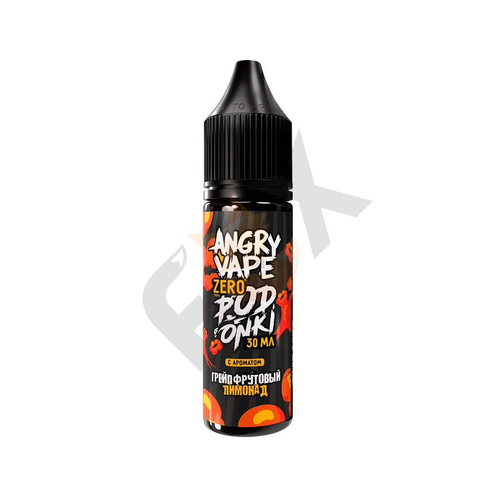 Angry Vape Podonki Zero - Грейпфрутовый лимонад 0 мг