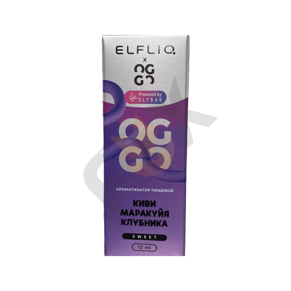 Elfliq Oggo Sweet - Kiwi Passionfruit Strawberry