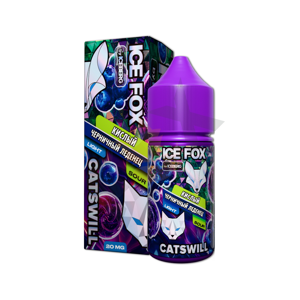 Ice Fox Catswill - Кислый Черничный Леденец 20 мг